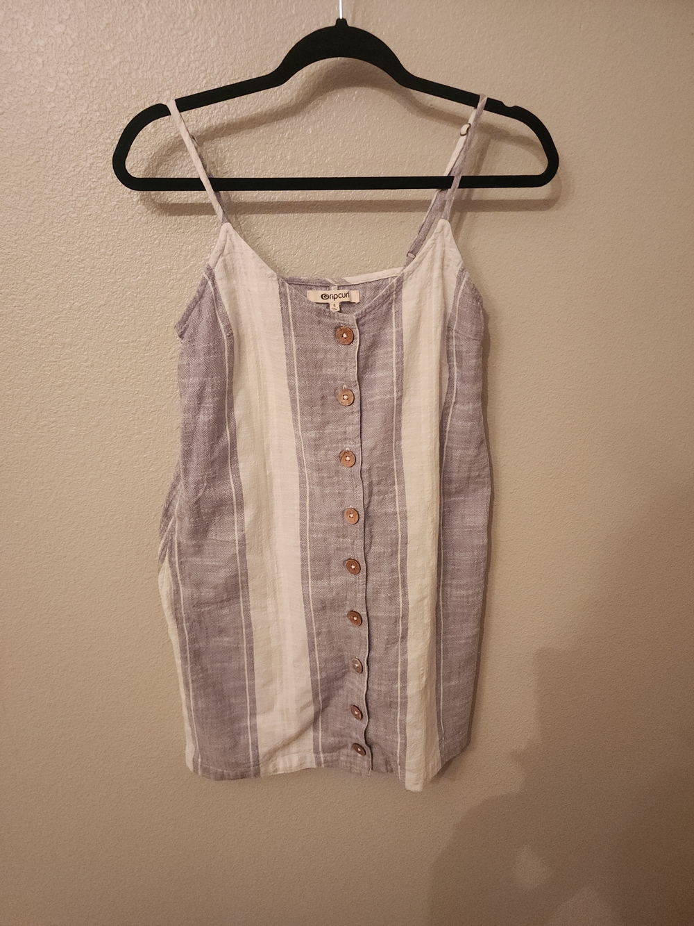RIP CURL 🤙🏄♀️ Classic Surfer Print Bamboo Button up Linen Dress - Picture 6 of 11